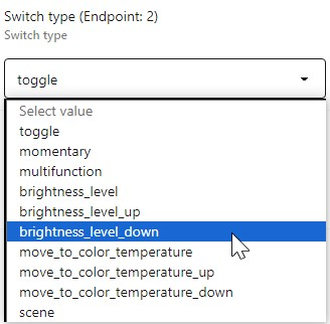 Setting brightness level up