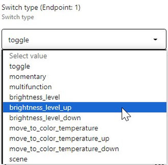 Setting brightness level up